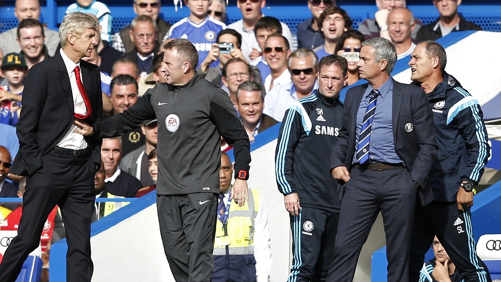 Arsene Wenger y Jose Mourinho