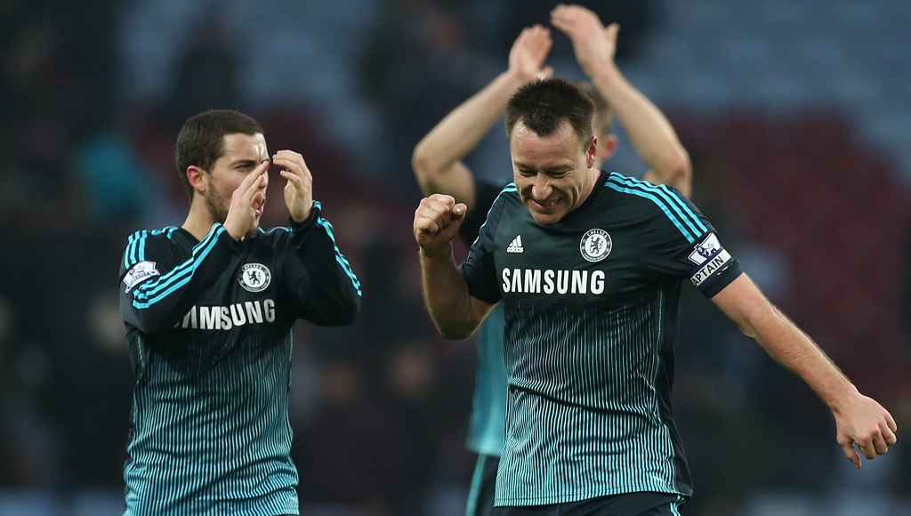 Terry celebrando un gol