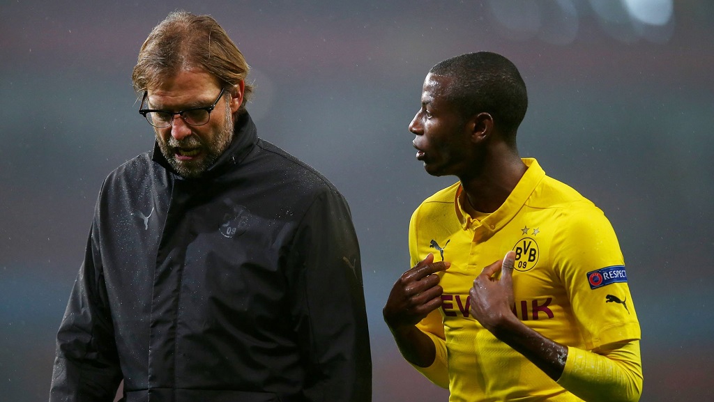 Klopp y Adrian Ramos