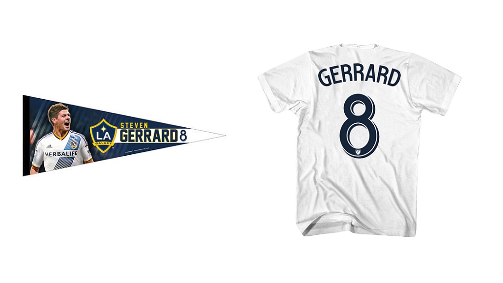 Steven Gerrard merchandising LA Galaxy