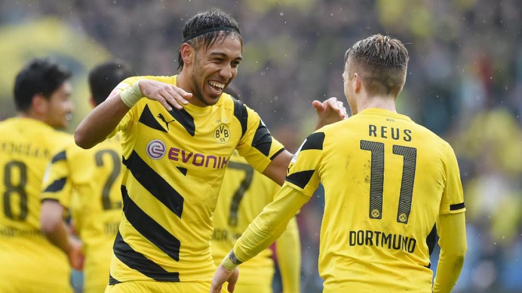 Aubameyang y Marco Reus