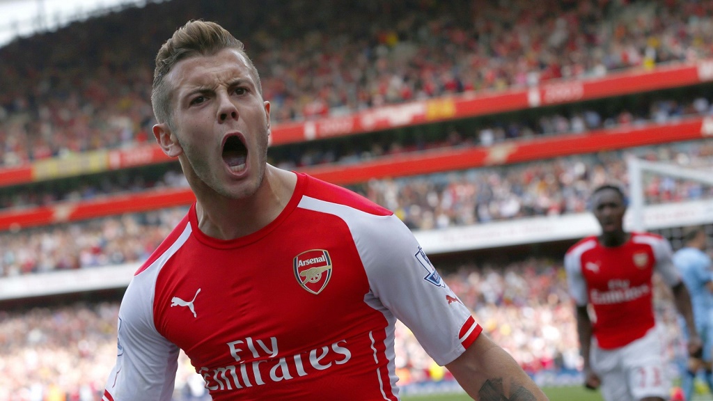 Jack Wilshere celebrando un gol