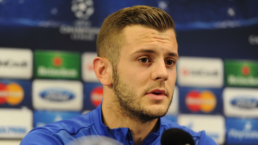 Jack Wilshere en rueda de prensa