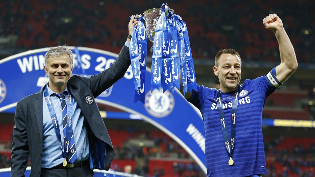 John Terry y José Mourinho