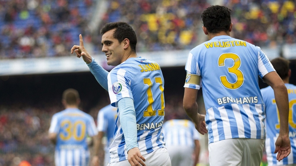 Juanmi gol en el Camp Nou