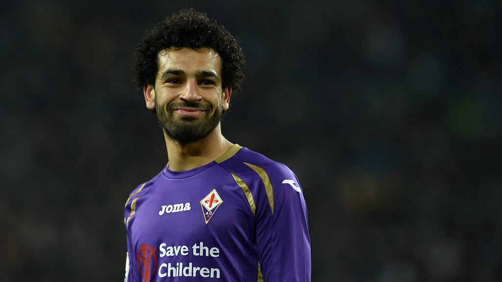 Mohamed Salah sonriendo