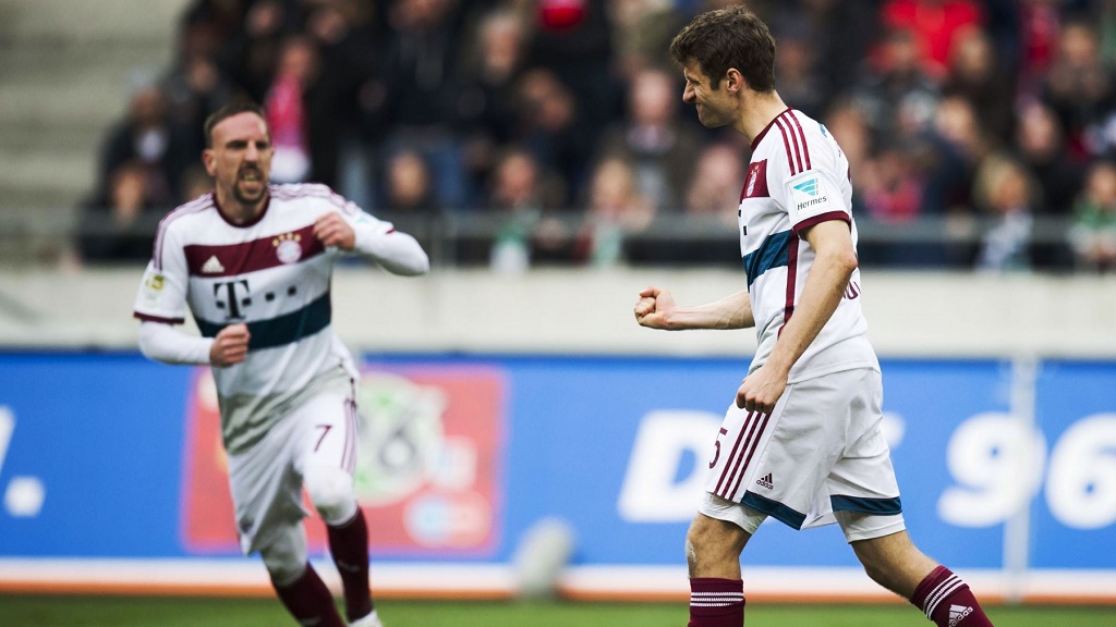Muller y Ribery