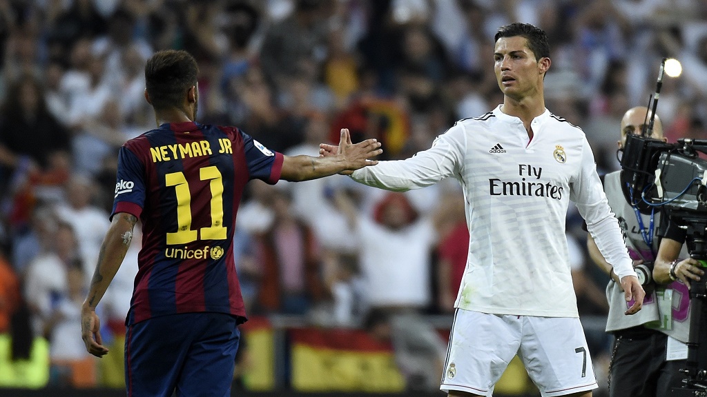 Neymar y Cristiano Ronaldo