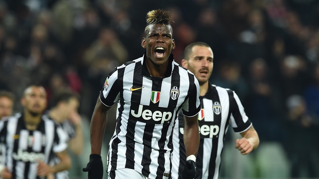 Pogba celebrando su gol