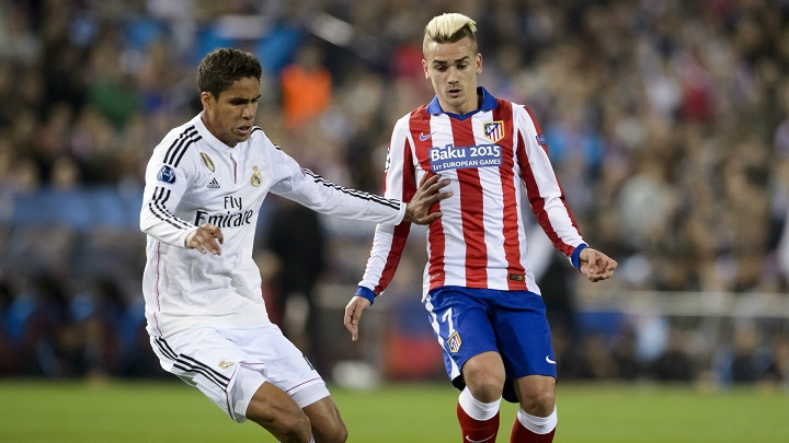 Antoine Griezmann y Raphael Varane