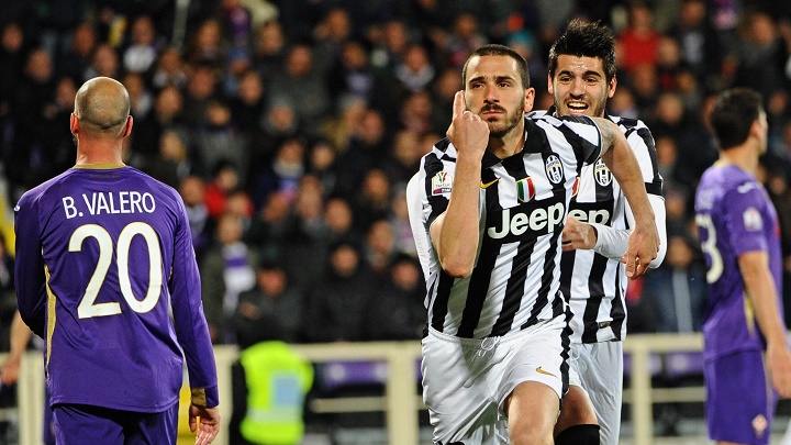 Bonucci celebrando un gol