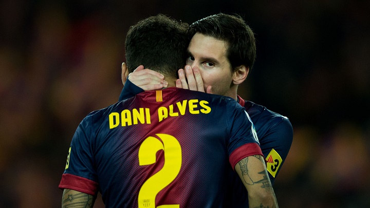 Dani Alves y Leo Messi secretos