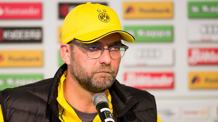 Jurgen Klopp en rueda de prensa