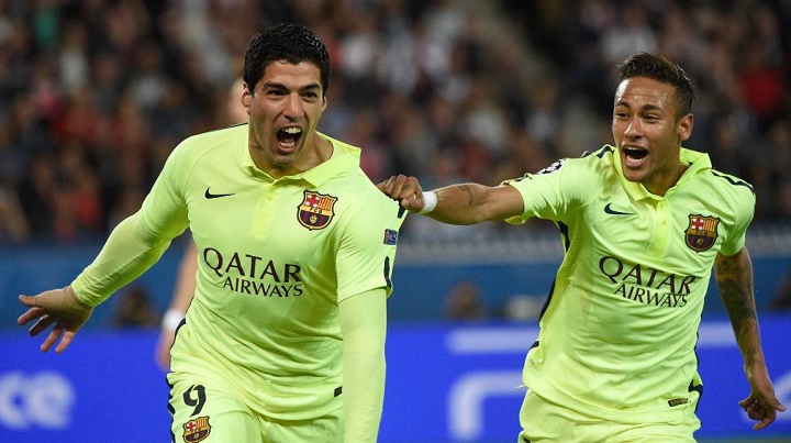 Luis Suarez y Neymar