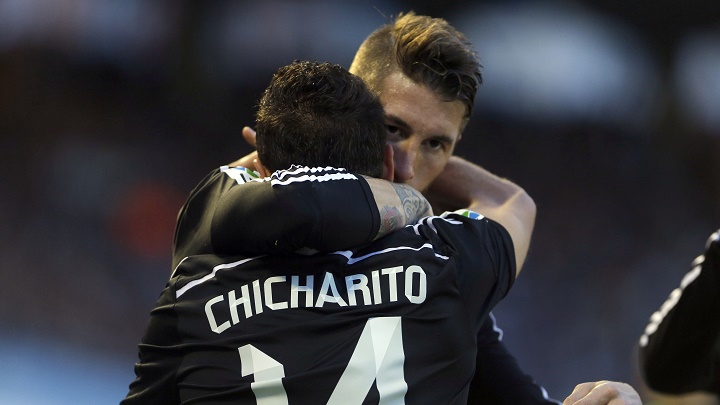 Chicharito y Sergio Ramos