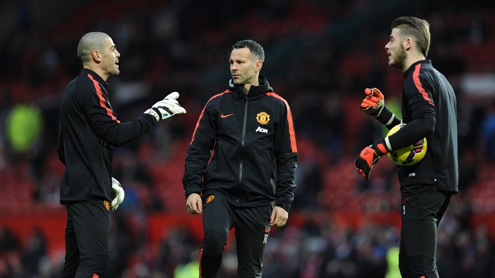 Valdés Giggs y De Gea