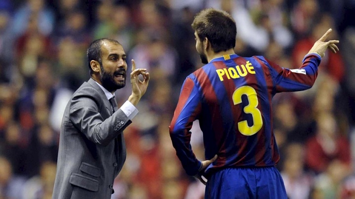 Guardiola y Pique 2