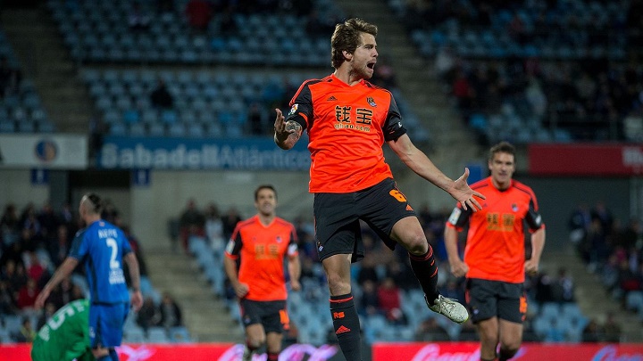 Inigo Martinez celebrando un gol