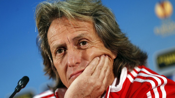 Jorge Jesus Benfica en rueda de prensa