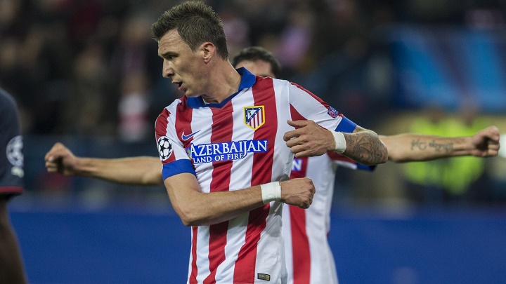 Mandzukic celebrando un gol