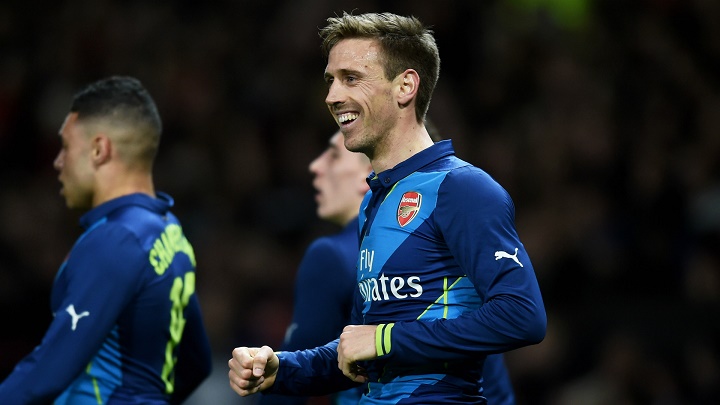 Nacho Monreal feliz