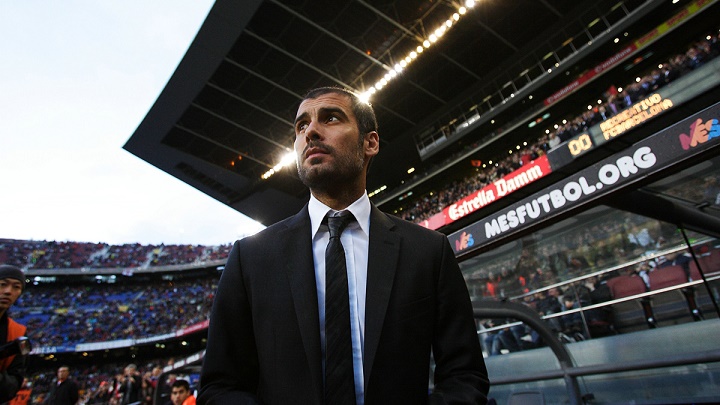 Pep Guardiola Camp Nou