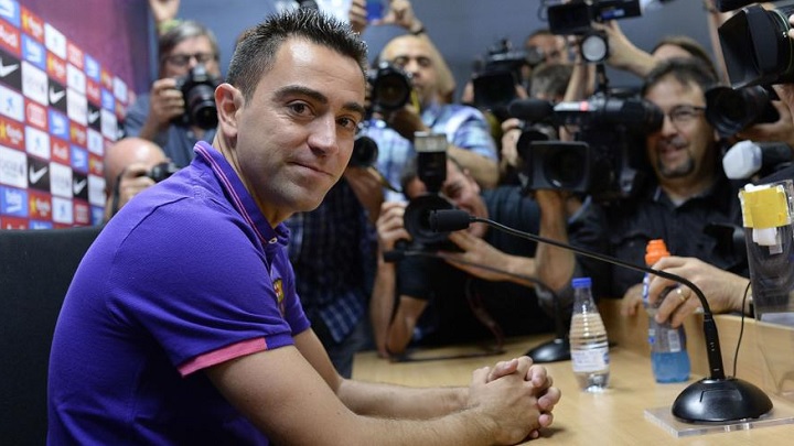 Xavi Hernandez rueda de prensa