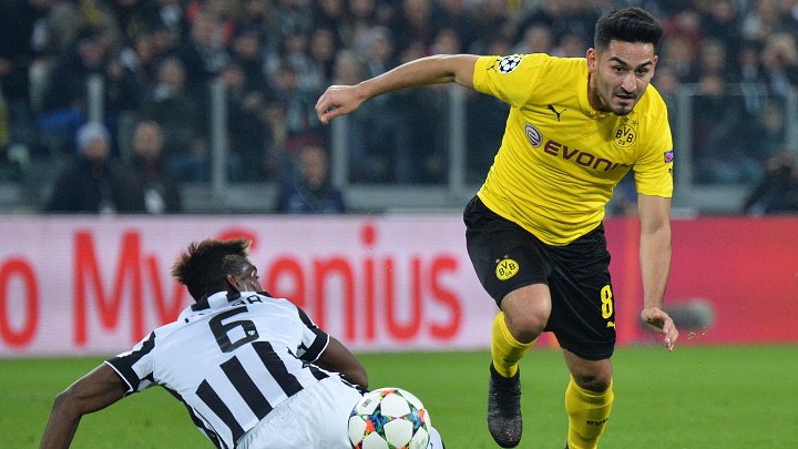 Ilkay Gundogan con Pogba