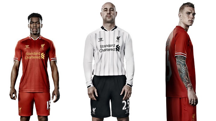 Liverpool kit 2013-2014