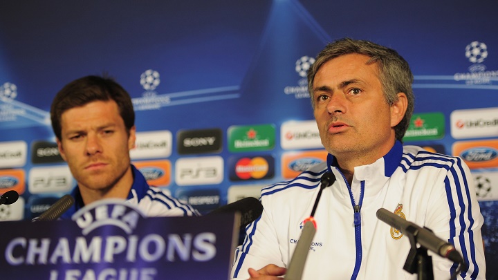 Mourinho y Xabi Alonso