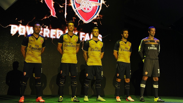 Arsenal segunda equipacion 2015-2016