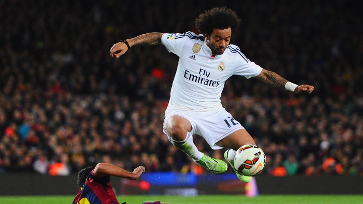 Marcelo en un partido