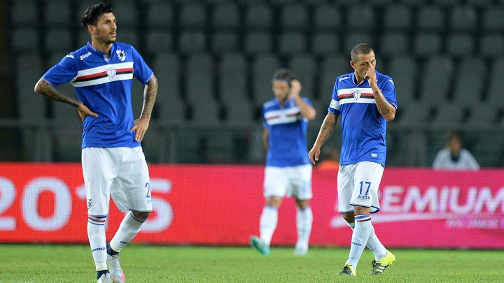 jugadores de la Sampdoria