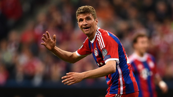 Thomas Muller sorprendido