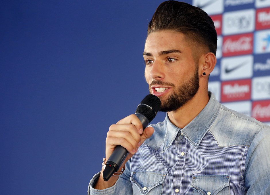 La presentación de Yannick Carrasco Ferreira