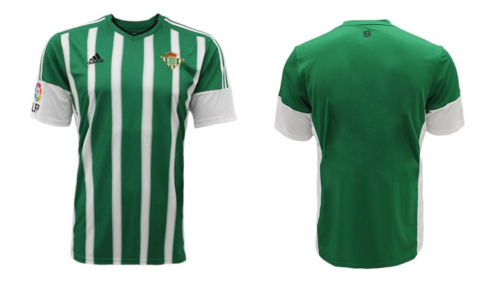 fuegos artificiales Masaccio Minimizar Camiseta adidas del Betis para la temporada 2015-2016
