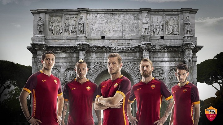 camiseta Roma 2015-2016