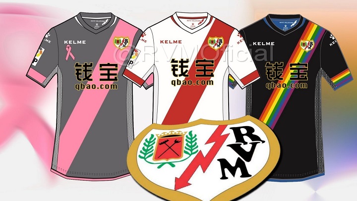 rayo vallecano camiseta arcoiris