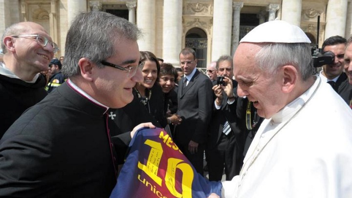 papafrancisco camiseta messi