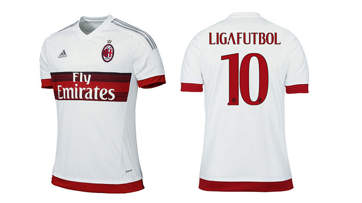 segunda camiseta Milan 2
