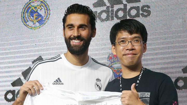 Arbeloa en un acto oficial