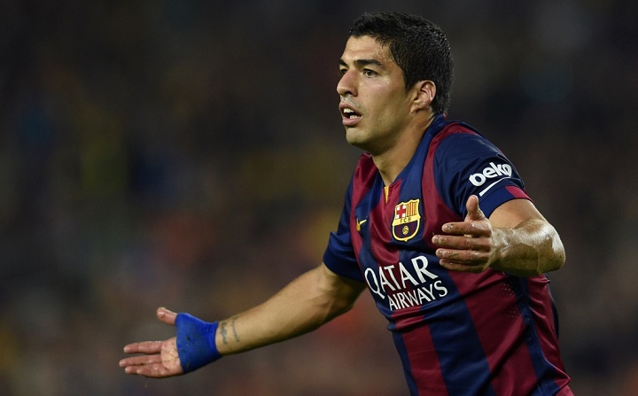 Luis Suarez enfadado