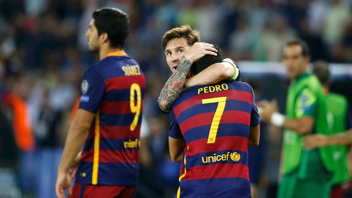 Messi y Pedro