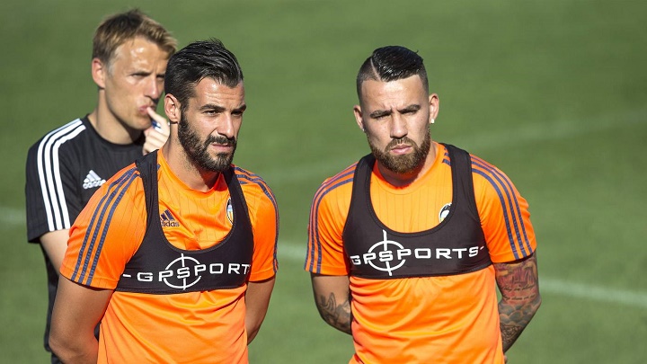 Álvaro Negredo y Nicolás Otamendi