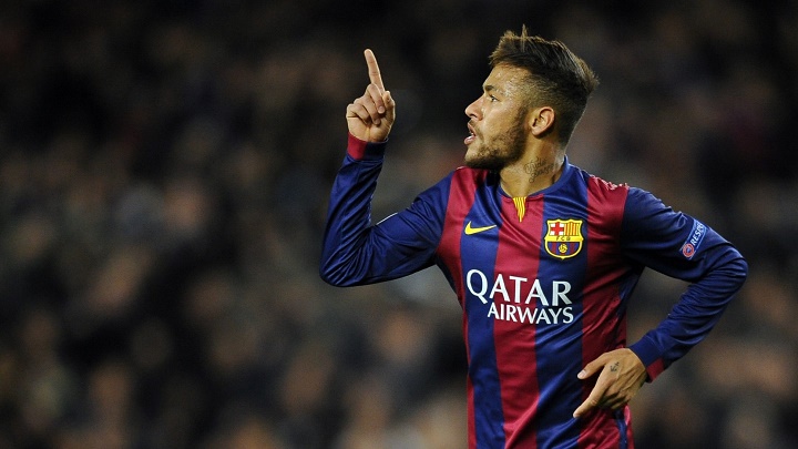 Neymar celebrando un gol