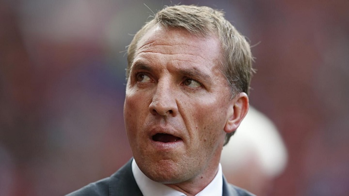 Brendan Rodgers pensativo