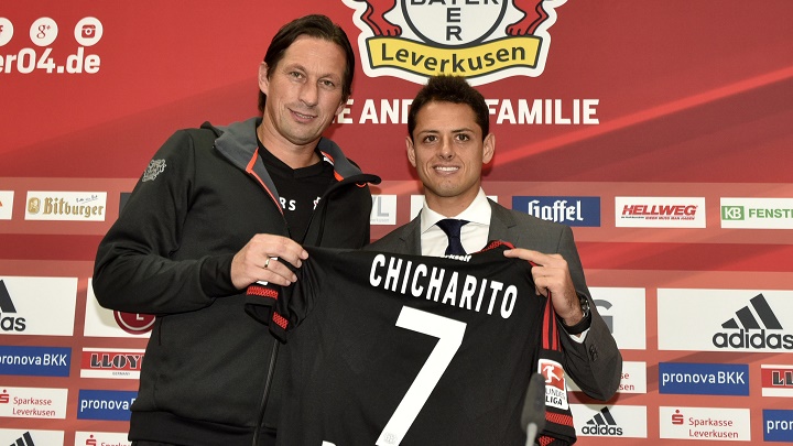 Chicharito Bayer Leverkusen