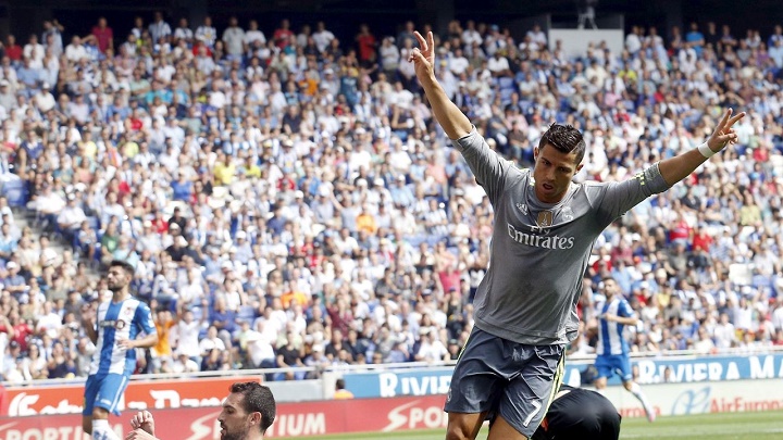 Cristiano Ronaldo celebrando un gol