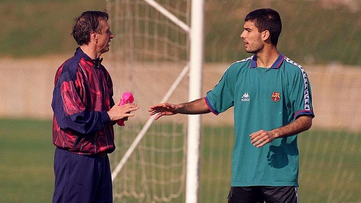 Cruyff y Guardiola