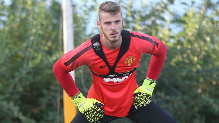 David de Gea entrenando